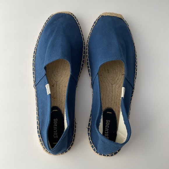 Soludos Blue Canvas Loafers - Picture 6 of 8